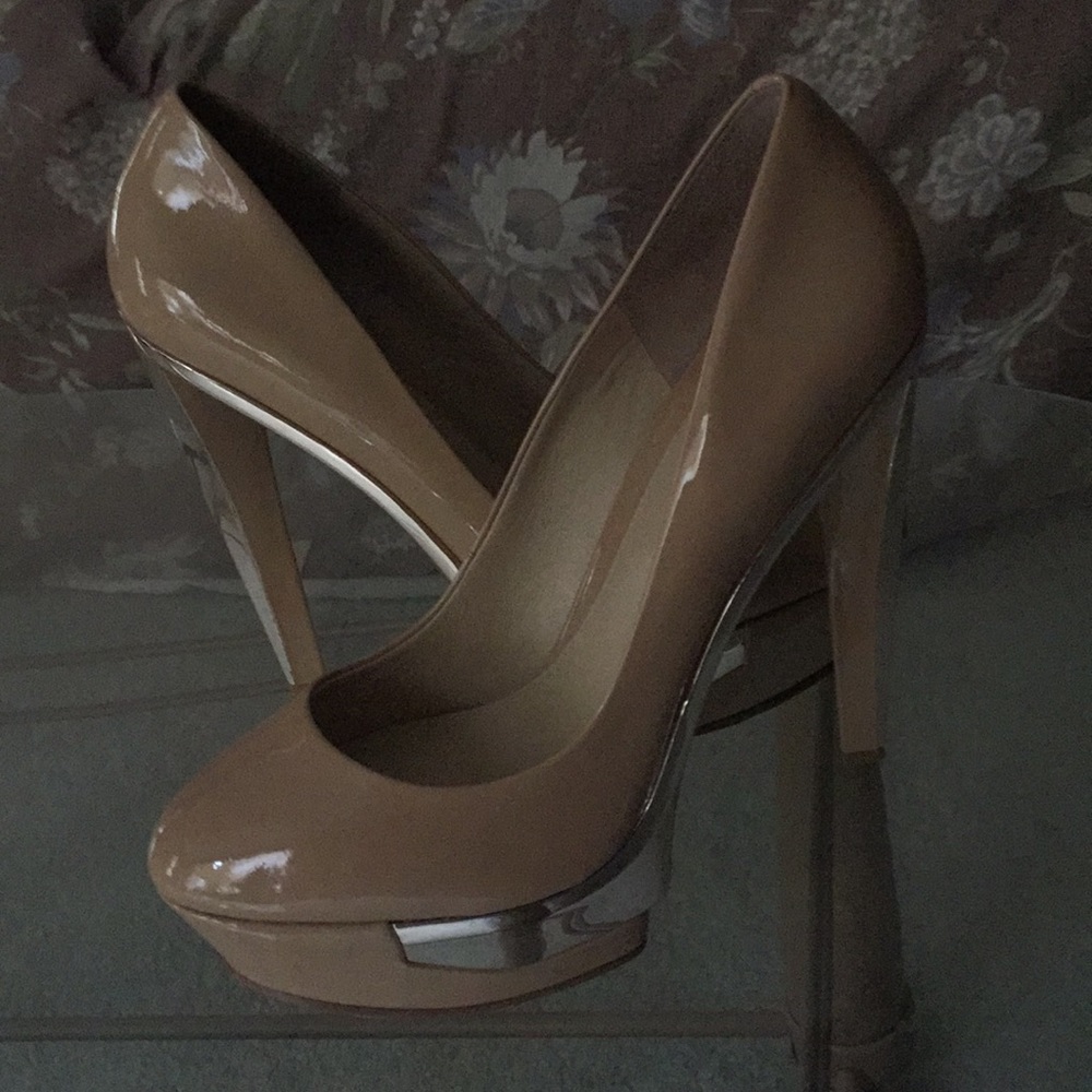 Brain Atwood beige Patton leather pumps